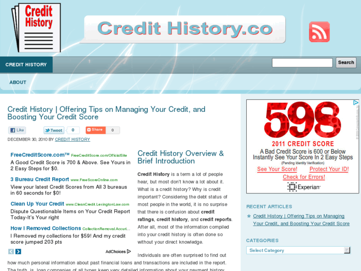 www.credithistory.co