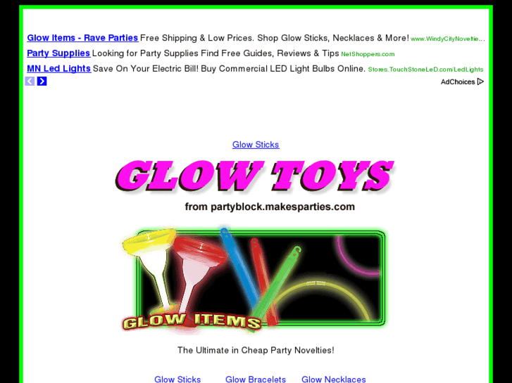 www.glowsticksnecklaces.com