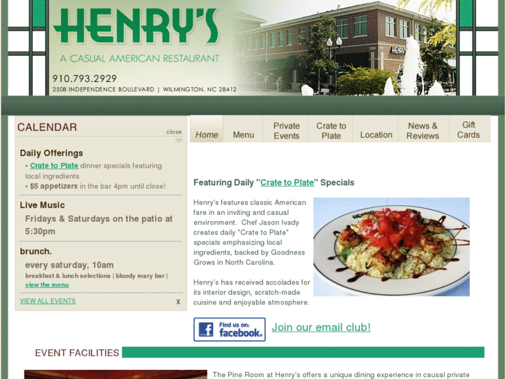 www.henrysrestaurant.com