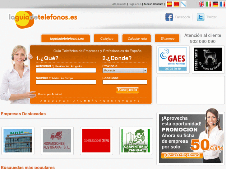 www.laguiadetelefonos.es