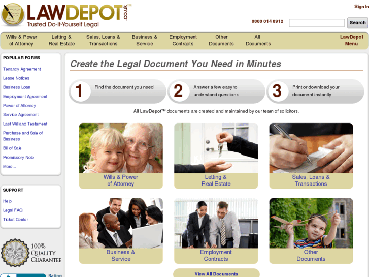 www.lawdepot.co.uk