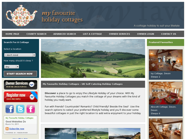 www.myfavouriteholidaycottages.co.uk