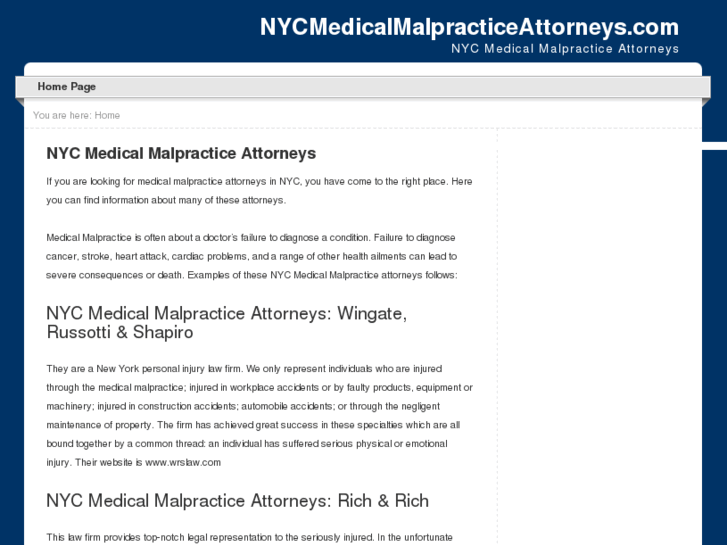 www.nycmedicalmalpracticeattorneys.com