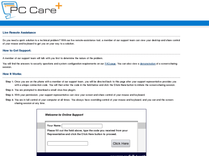 www.pccarehelp.com