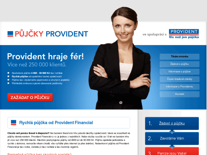 www.pujcky-provident.cz