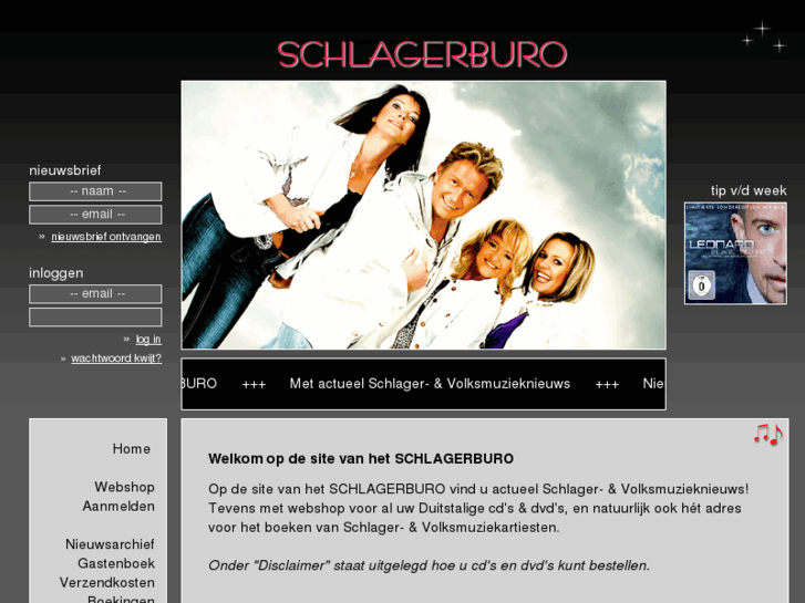 www.schlagerburo.nl