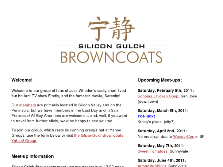 www.silicongulchbrowncoats.org