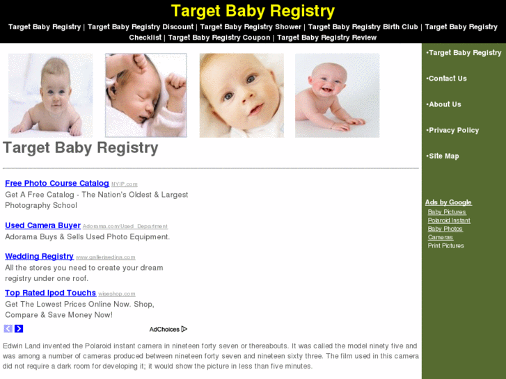 www.targetbabyregistry.org