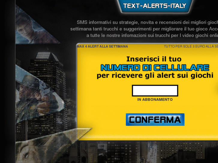 www.text-alerts-italy.com