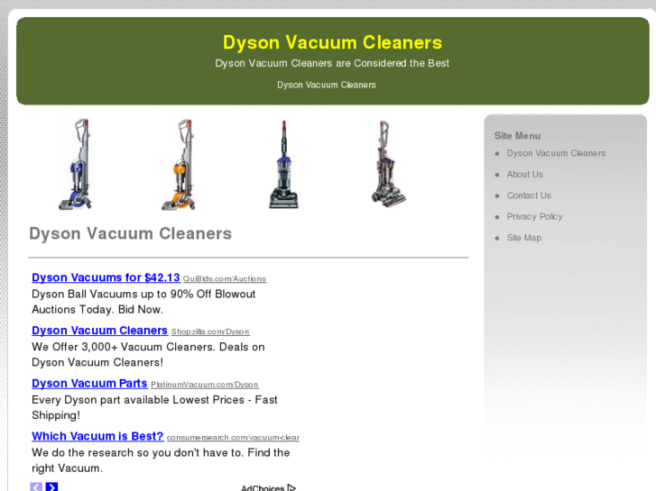 www.vacuumcleanersdyson.com