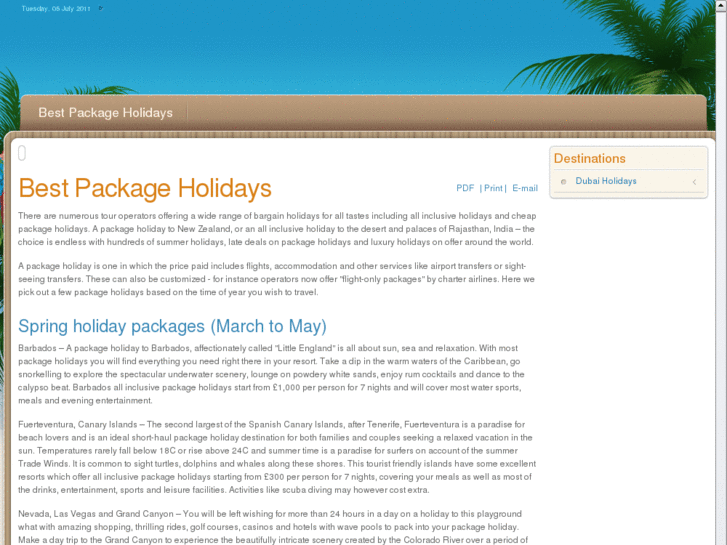 www.bestpackageholidays.net