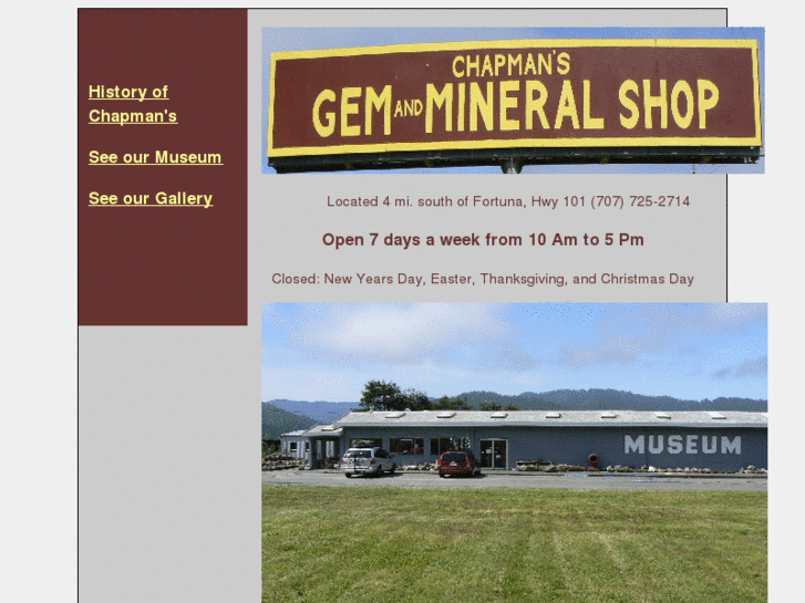 www.chapmansgemandmineralshop.com