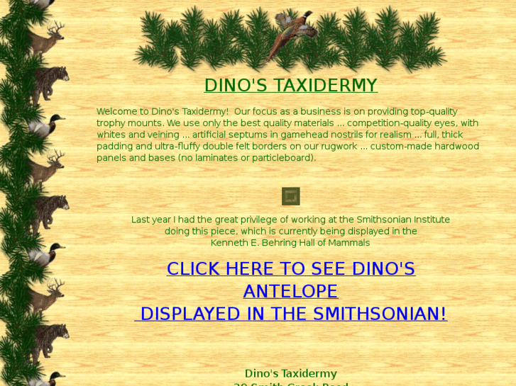 www.dinostaxidermy.com