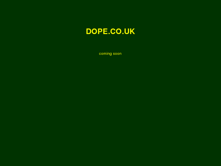 www.dope.co.uk