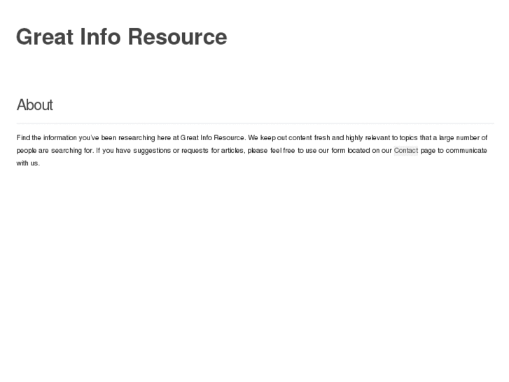 www.greatinforesource.com