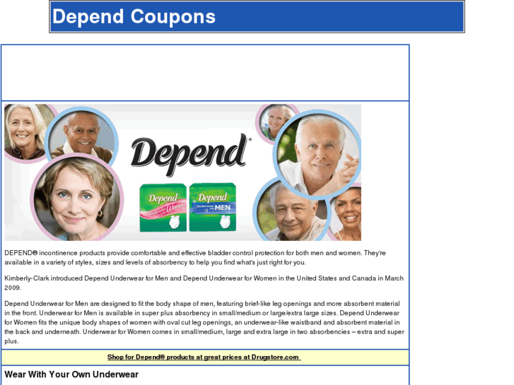 www.dependcoupons.net