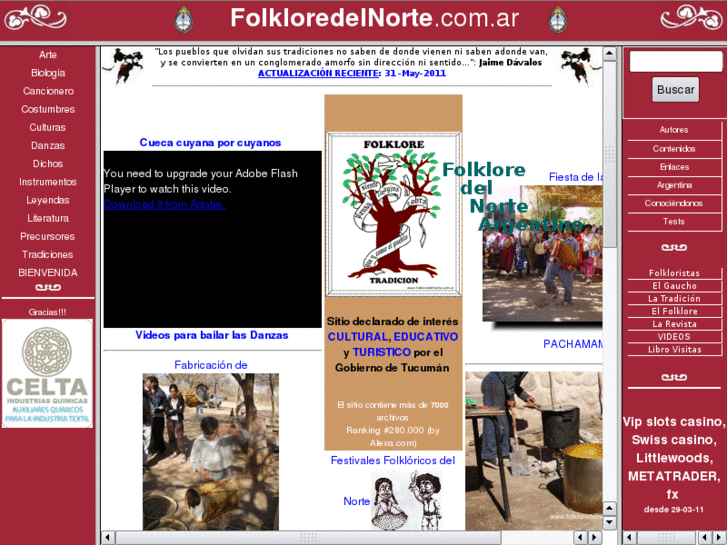 www.folkloredelnorte.com.ar