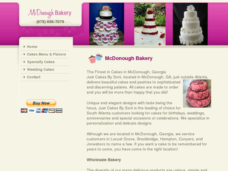 www.mcdonoughbakery.com