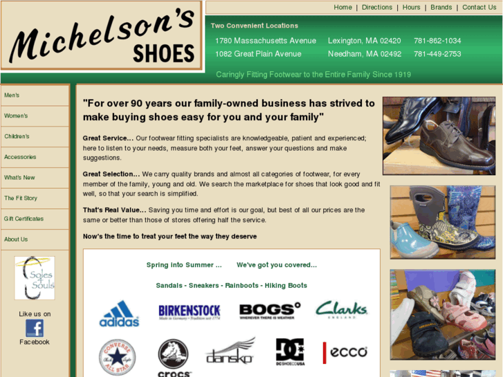 www.michelsonshoes.com