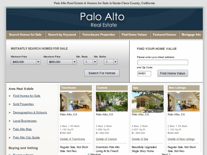 www.palo-alto-real-estate-and-homes.com