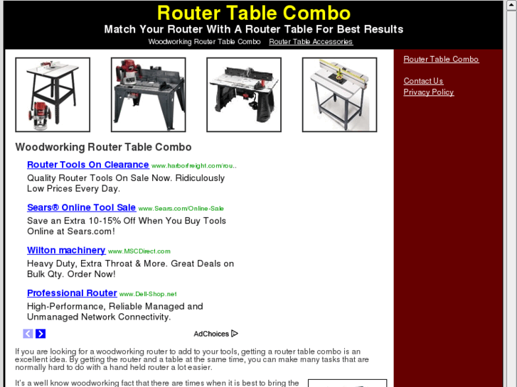www.routertablecombo.com