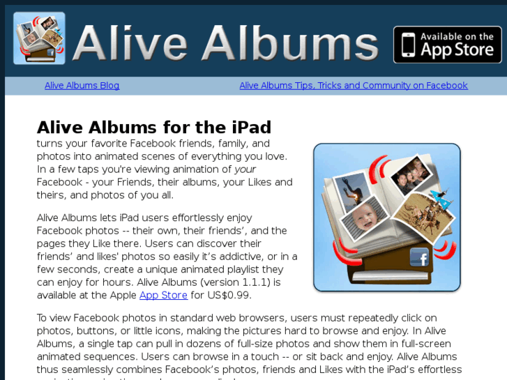 www.alivealbums.com