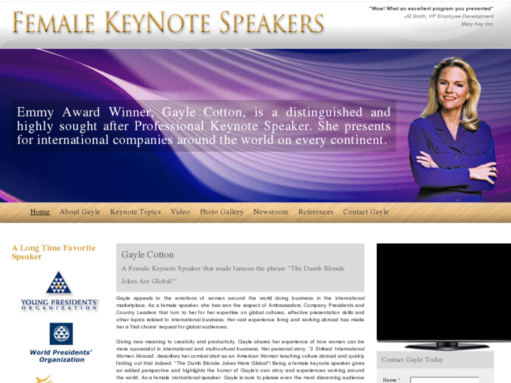 www.femalekeynotespeakers.com