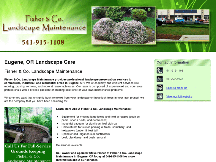 www.fisherlandscapemaintenance.com