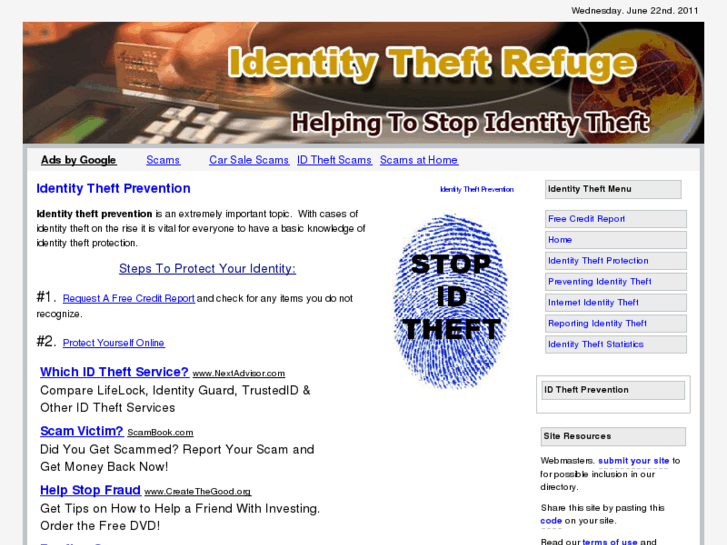 www.identitytheftrefuge.com