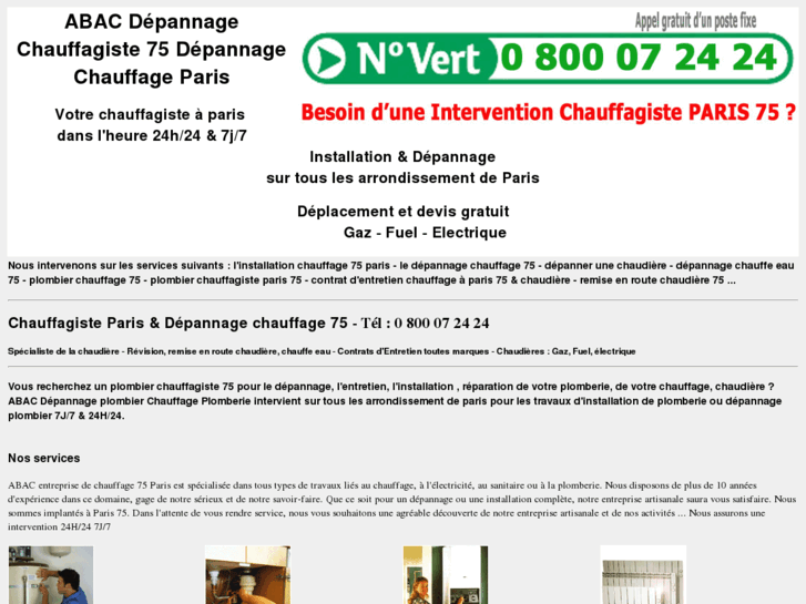 www.intervention-chauffage-75.com