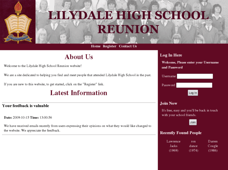 www.lilydalehsreunion.com