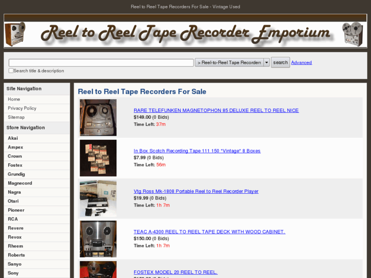 www.reeltoreeltaperecorderemporium.com