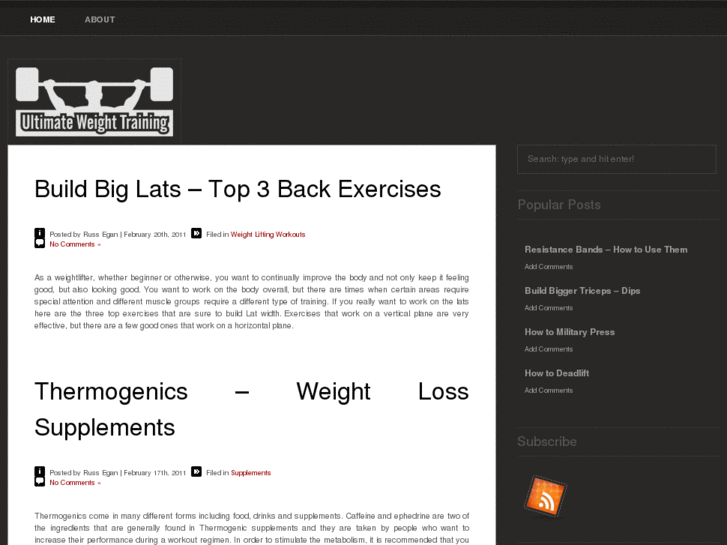 www.ultimateweighttraining.com