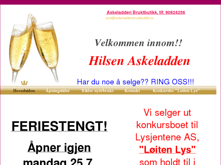 www.askeladdenbruktbutikk.no