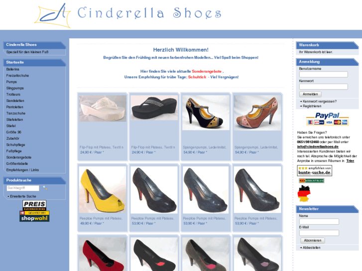 www.cinderellashoes.de