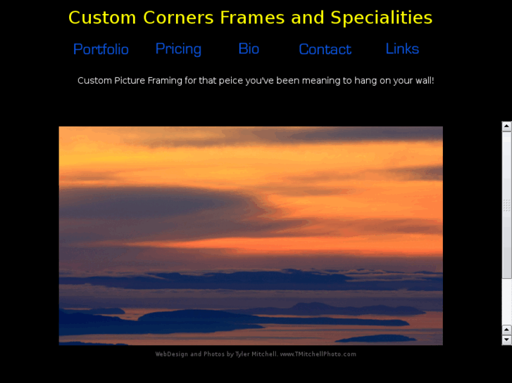 www.customcornersframes.com