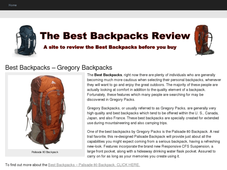 www.thebestbackpacks.org