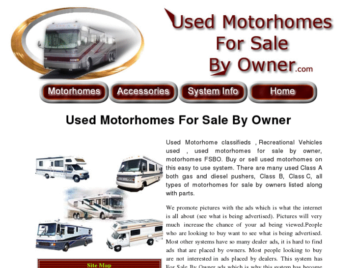 www.usedmotorhomesforsalebyowner.com