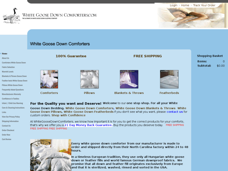 www.whitegoosedowncomforters.com