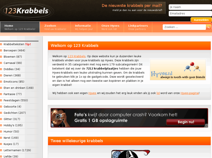 www.123krabbels.nl