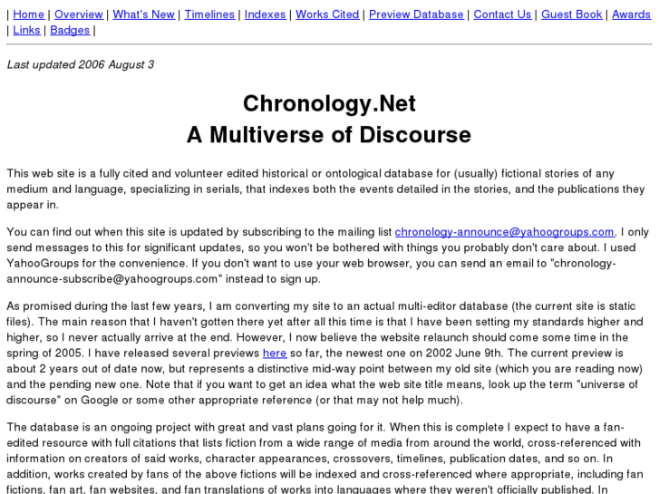 www.chronology.net