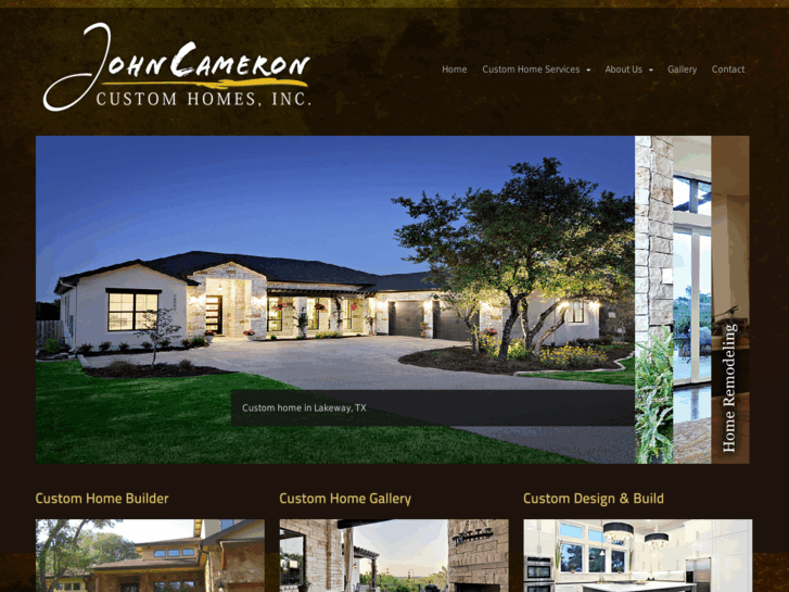 www.customhomeslakeway.com