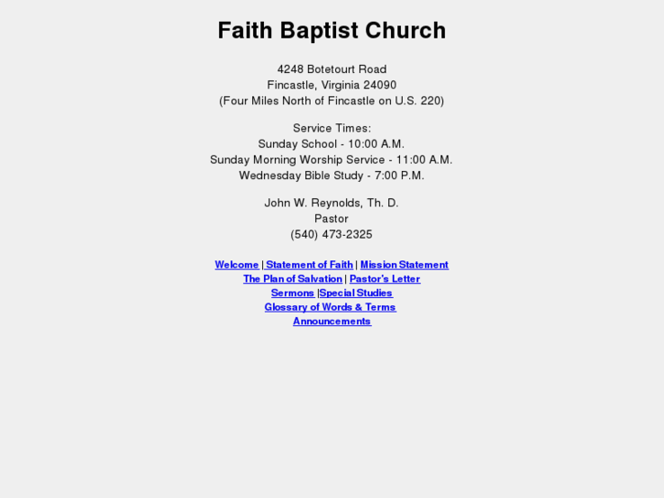 www.faith-baptist-church.info