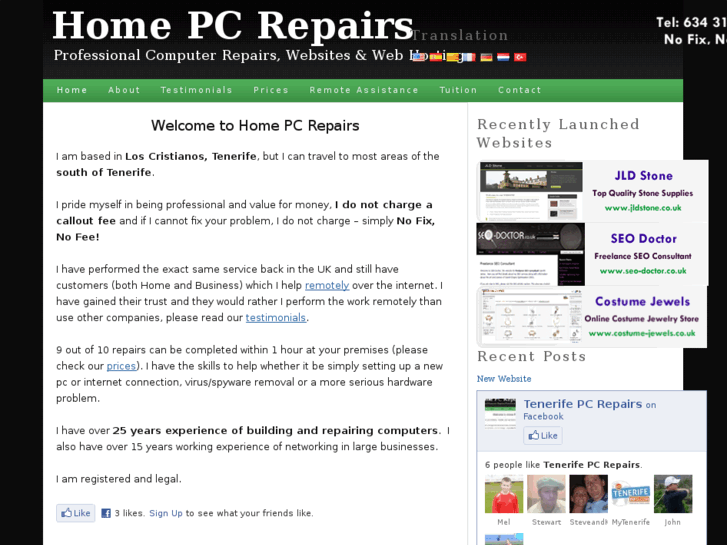 www.home-pcrepairs.es