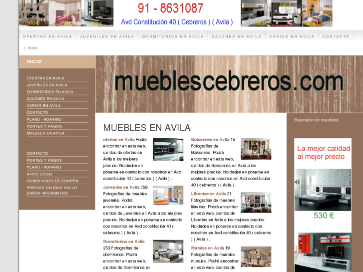 www.mueblescebreros.com