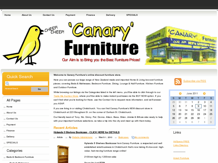 www.canaryfurniture.co.nz