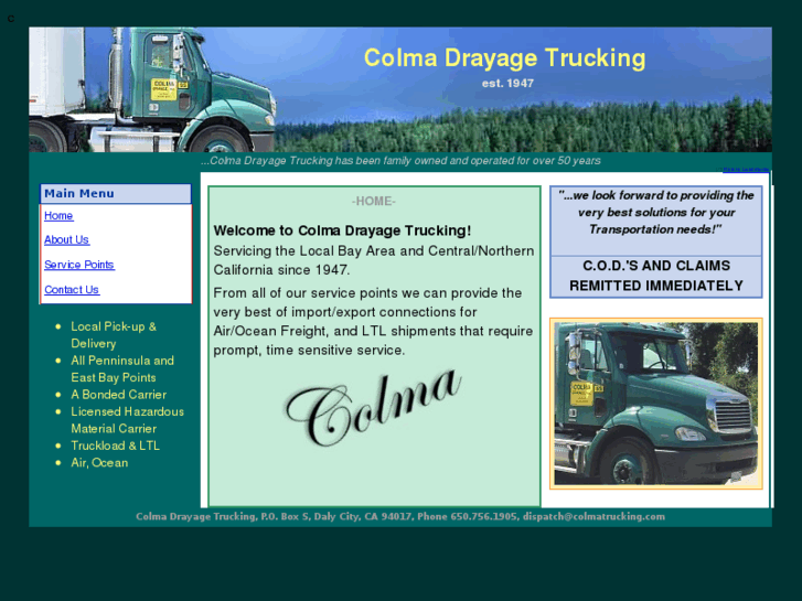 www.colmatrucking.com