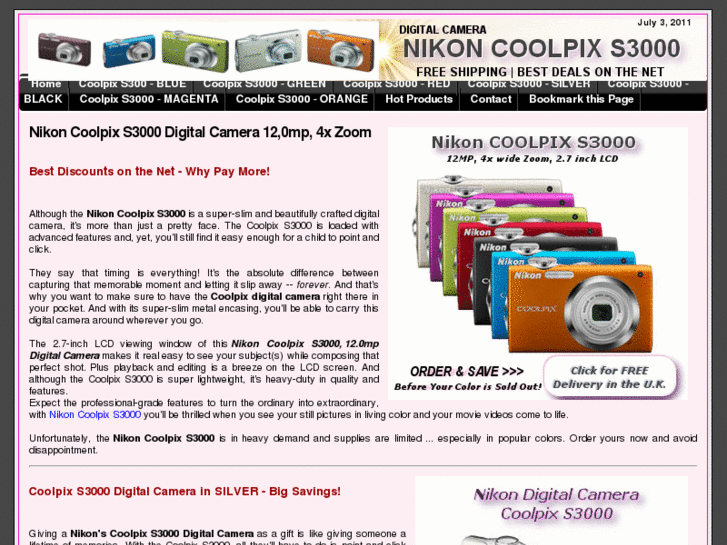 www.nikon-coolpix-s3000.com