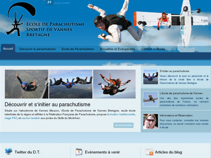 www.parachutisme-vannes.com