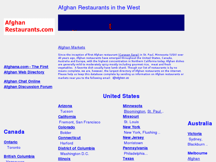www.afghanrestaurants.com